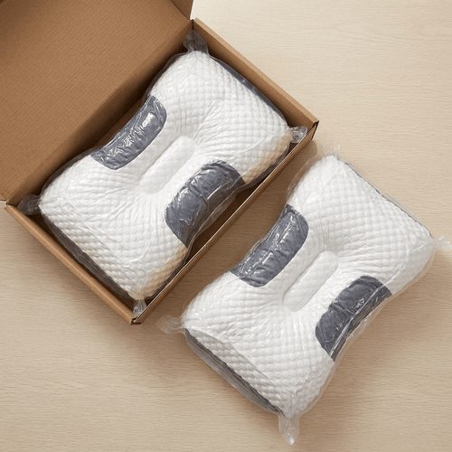 Almohada ortopédica para protección cervical y soporte de cuello